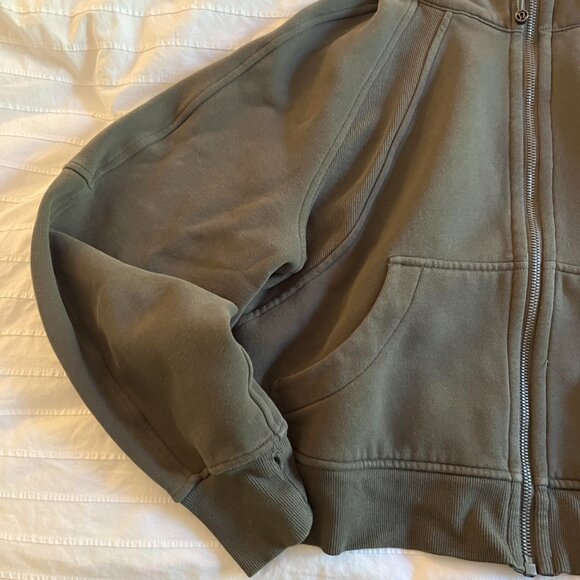 Lululemon Scuba Cropped Oversized Full-zip Hoodie - Picture 5 of 9